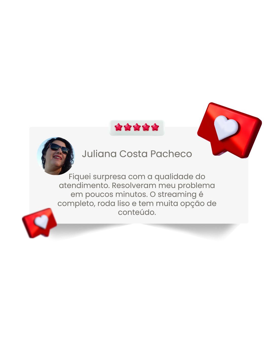 Gostei muito do atendimento, pessoal educado e paciente. Me explicaram direitinho como funciona o teste e já virei cliente. Tem muitos filmes, séries e canais ao vivo funcionando perfeitamente.(2)