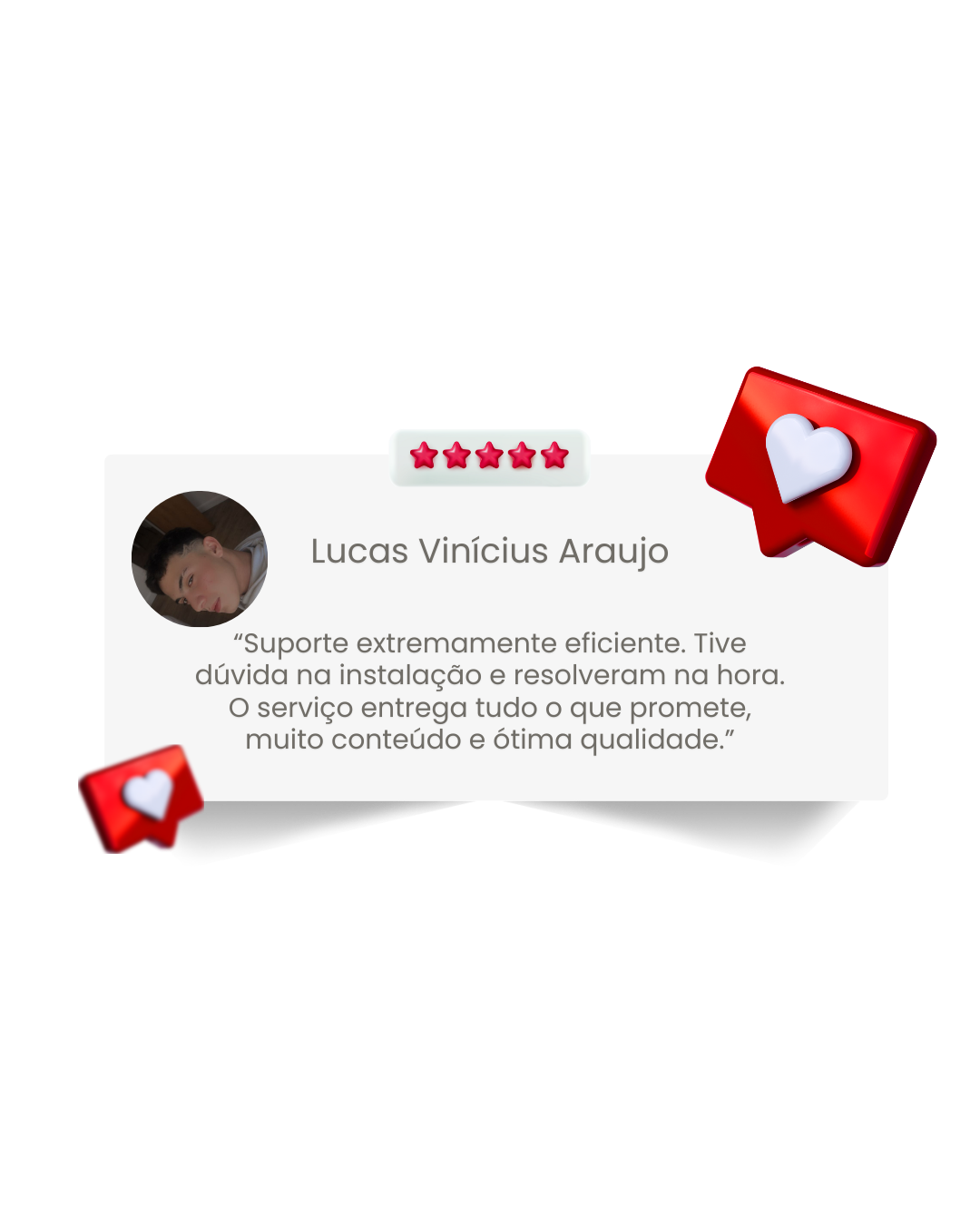 Gostei muito do atendimento, pessoal educado e paciente. Me explicaram direitinho como funciona o teste e já virei cliente. Tem muitos filmes, séries e canais ao vivo funcionando perfeitamente.(5)